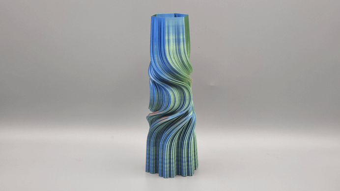 vaso colorato 3d